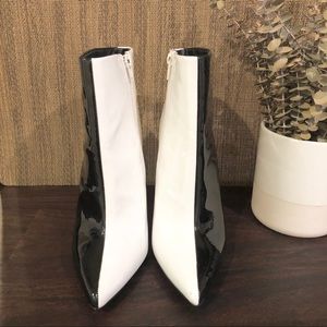 Liliana Retro Two Toned Ankle Booties